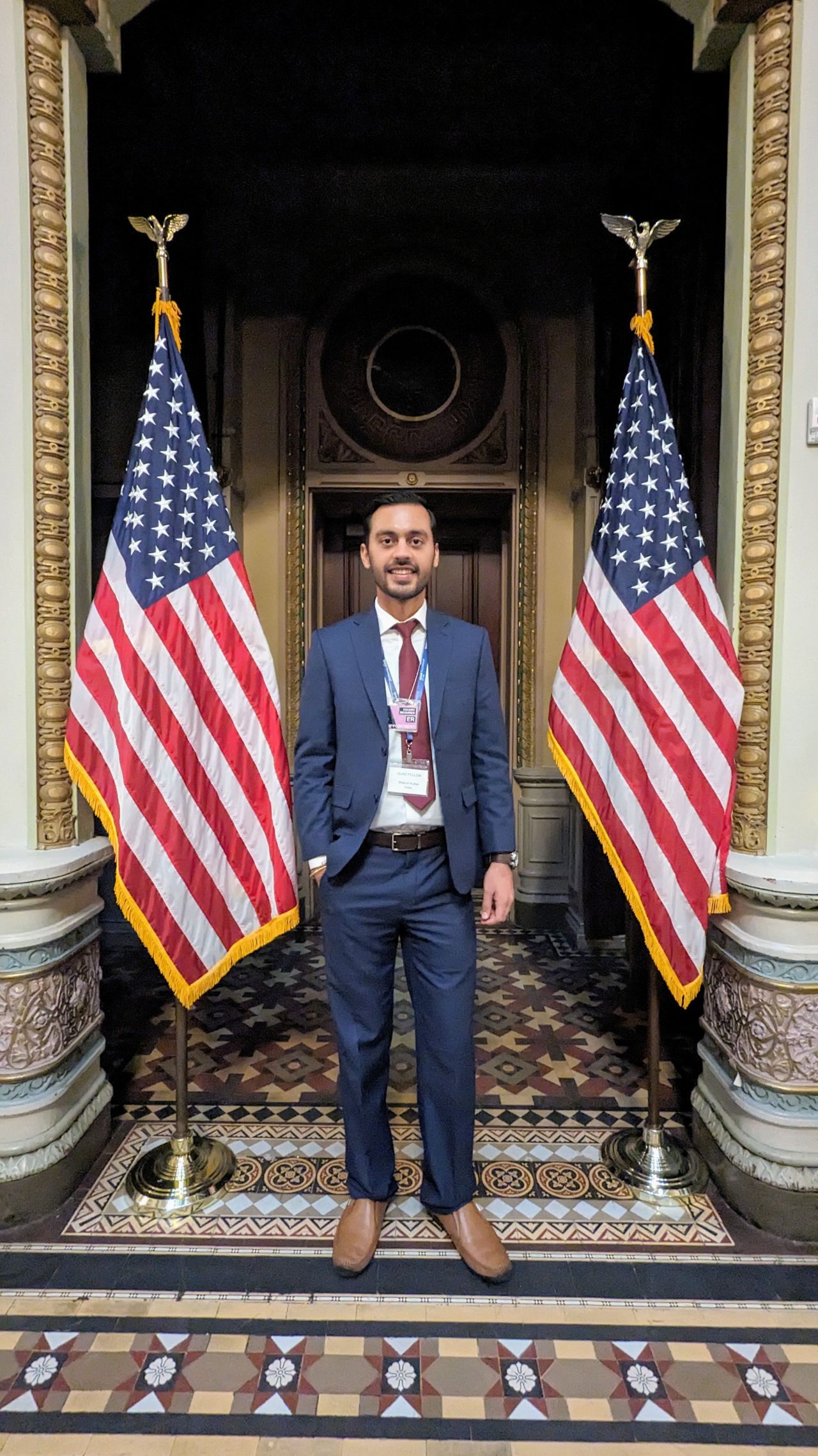 Meeting at the White House with Quad STEM Fellows